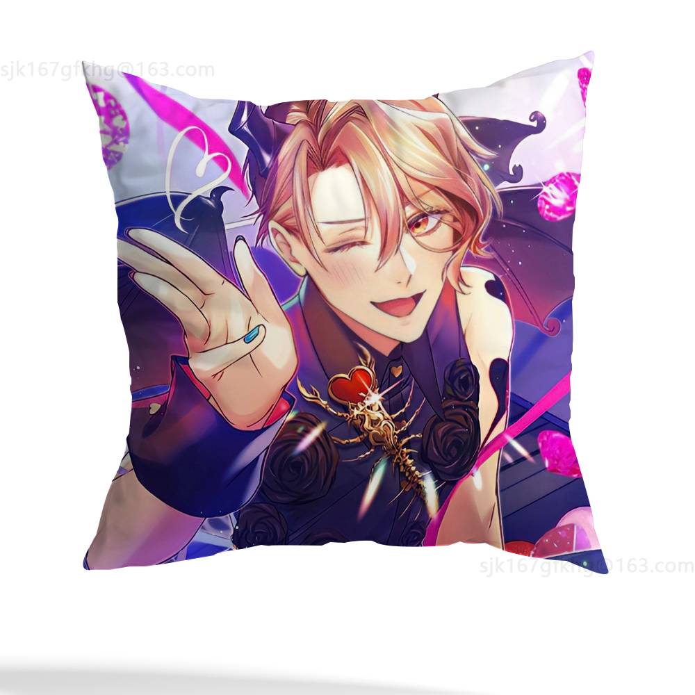 Game O-Obey Me Pillow Case Sofa Living Room Bedroom Headboard Backrest Cushion Square Cushion Nap Time