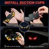 2pcs Solar Demon Eye LED Car Window Light, Wireless No Drill, Waterproof, Animated Devil LED Eyes Light for Car Windshield