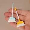 1:12 Dollhouse Mini Cleaning Set - Broom & Dustpan Model Props for BJD
