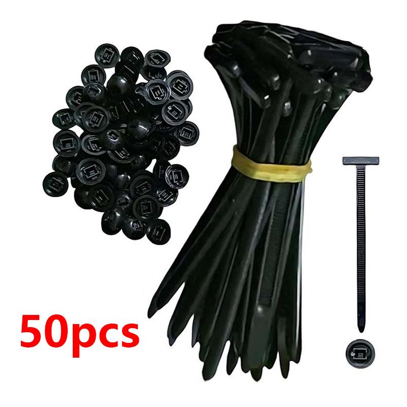 Nylon Universal Cable Tie Buckle Heavy Duty Self-Locking Nylon Zip Ties Holder Multipurpose Plastic Cable Ties Tool