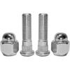 4PCS M12X1.5 Wheel Lug Stud Nut Set Compatible With Hyundai Sonata Elantra GT Tucson Genesis Santa Fe Sorento Accent Kia Forte Optima Magentis Rio