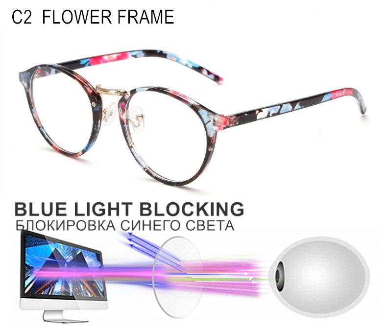 Myopia Glasses Prescription Custom Men Women Round Frame Photochromic Or Blue Light Blocking Lenses Correction Eyeglasses F632