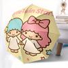 1pc Little Twin Stars Umbrella with Plastic Handle,Suitable for All Seasons Home Travel Outdoor UmbrellaSanlio128