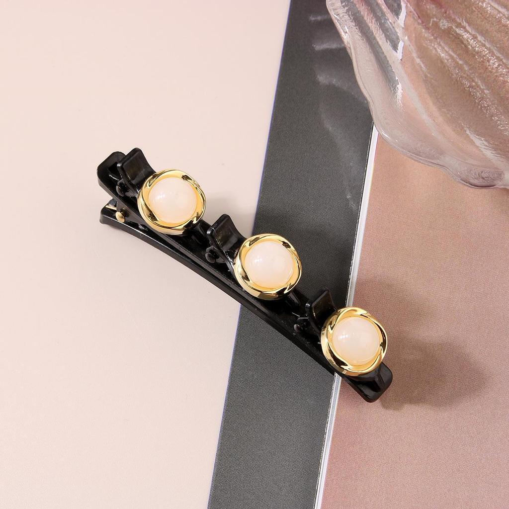 Braided Hairpins Set: Forehead Bangs, Broken Hair Arrangement Tool, Side Clips, Head Ornaments, and Hair Accessories.