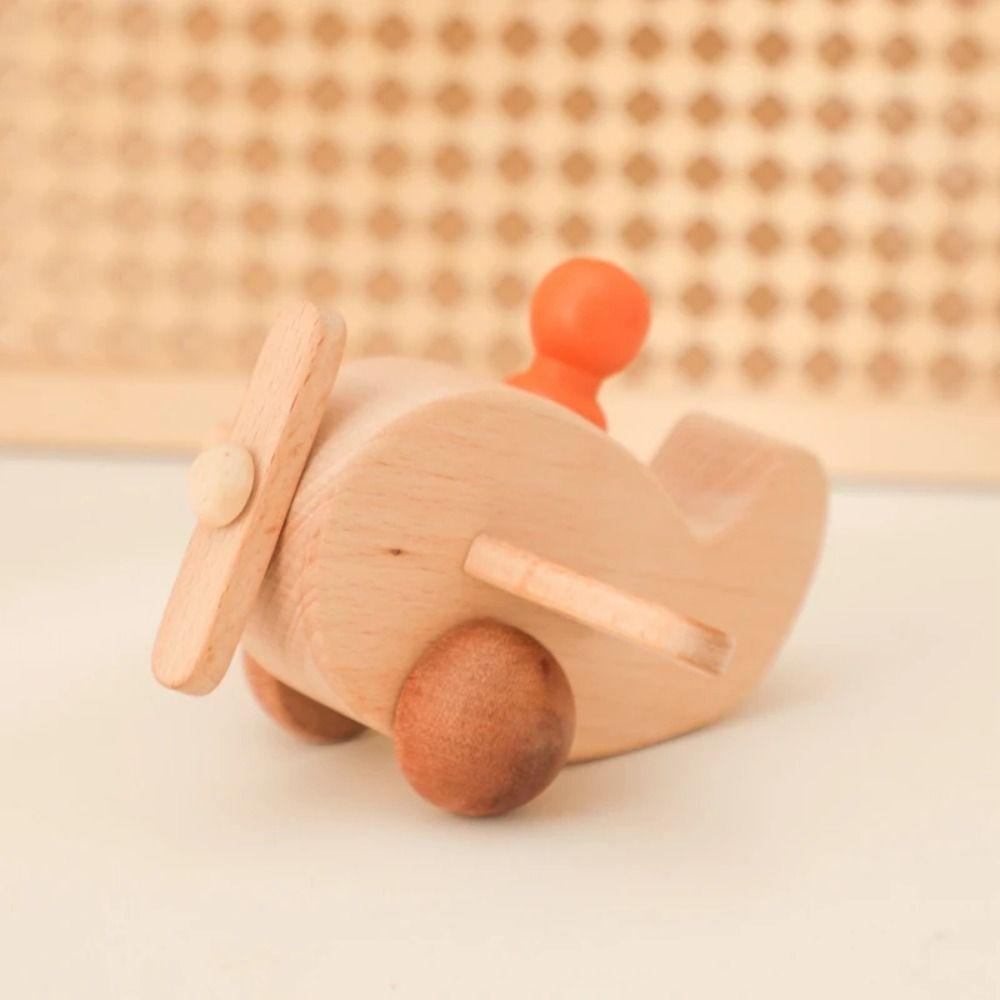 Brain Game Simulation Airplane Model Detachable Aircraft Montessori Toys  Home Decor