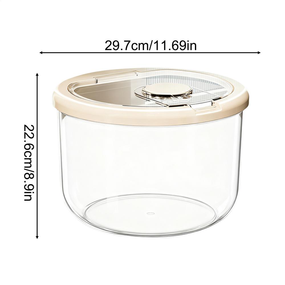 

Pet Food Container Large Capacity Sealed Bin Pet Food Bin with Lid for Snacks Cat Puppy Kitten Kitchen Pantry Home Garage Barn прозрачный