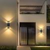 Simple Modern Wall Lamp Minimalist Style Up Down Lighting Ceiling Light Wall Mounted Waterproof LED Wall Light Garden