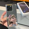 Clear Square Back Tube Case Protection For iPhone 14 Pro Max 12 13 15 Plus 11 16 ProMax Anti-Oxygen,Little Girl Pattern Casing