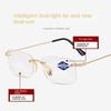 Men'S Reading Glasses Anti Blue Light Resistant Bifocal Glasses Near And Far Degrees 1.0 To 4.0