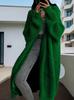 New long lazy wind sweater women's autumn and winter loose and versatile long-sleeved knitted cardigan jacket buttons 13 colors