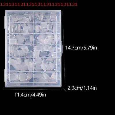 Soft Gel False Nail Tips 120/240/504/600Pcs Semi-matte Finish Square Almond French Coffin Full Cover Extensions Fingertip Set