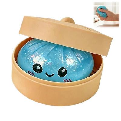 Scatola Regalo Glitterata con Dumpling Morbidi per Sollievo dallo Stress e Gioco Sensoriale
