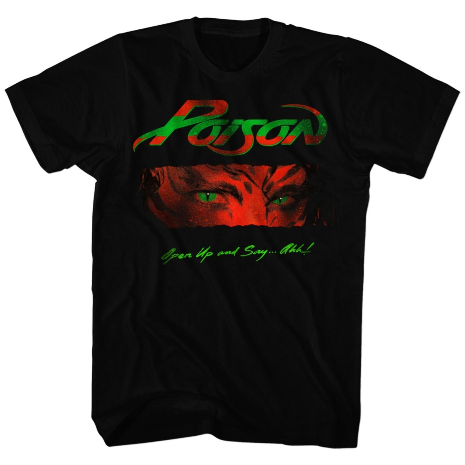 POISON cd cvr OPEN UP AND SAY AHH Official SHIRT XL new S