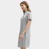 FILA Original Solid Color American Vintage Versatile Polo Dress Women Dresses Gray F51W529316F-MG
