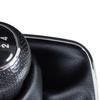 VW Golf IV 97-03 Gear Shift Knob & Gaiter with Red Stitch and Chrome Frame, 5-Speed, 23mm Opening