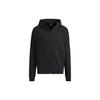 Sweatshirts Men's Black Hooded Moderate Cardigan HD0079