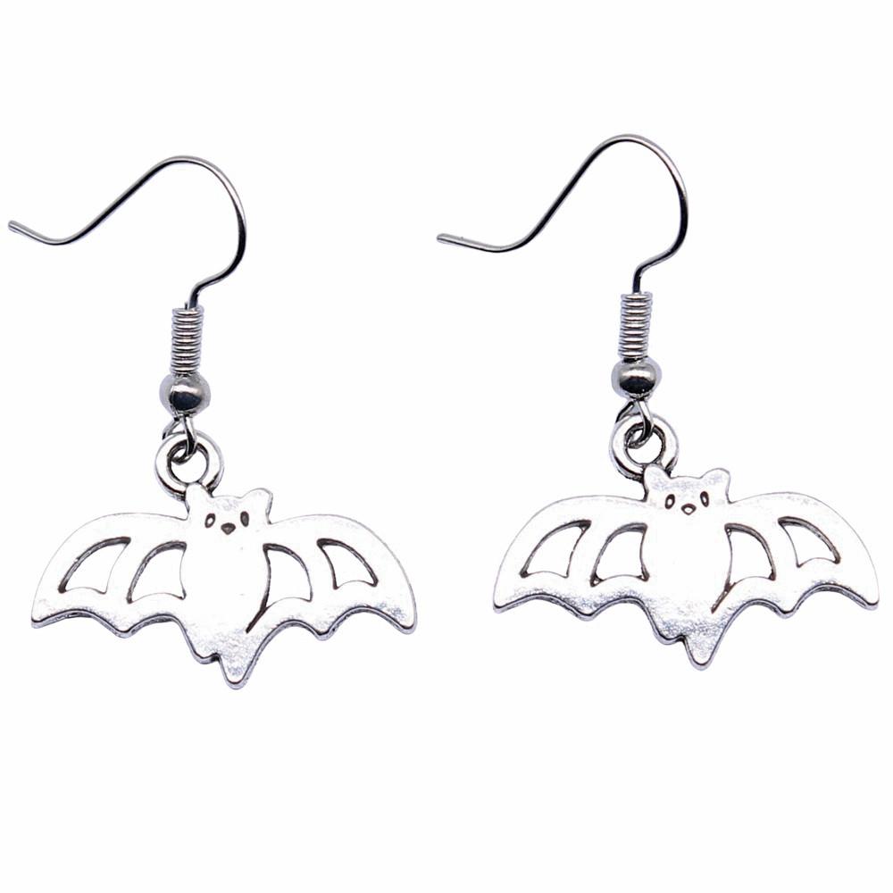 Gothic Spider Charm Dangle Earrings Halloween Horror Arachnid Drop Earrings Dark Punk Goth Jewelry