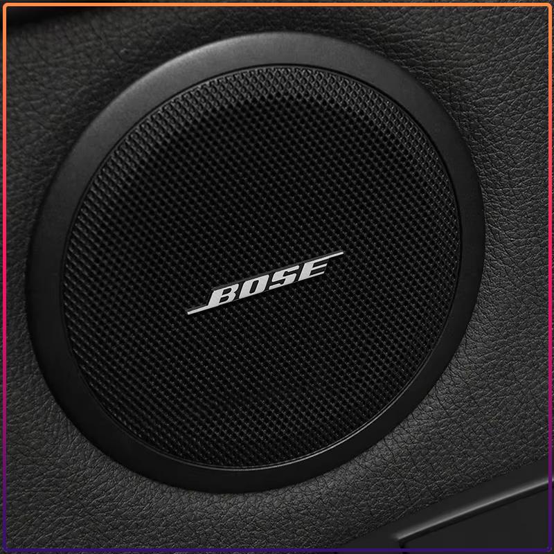 BOSE Letter Logo Badge aluminum 3D car audio stickers For bmw Dacia Alfa Romeo Lada Skoda Hyundai Infiniti Volvo Jaguar