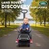 Ride-On Car for Children, Land Rover Discovery, Removable Handle, 84 x 40 x 94.5 cm, Black