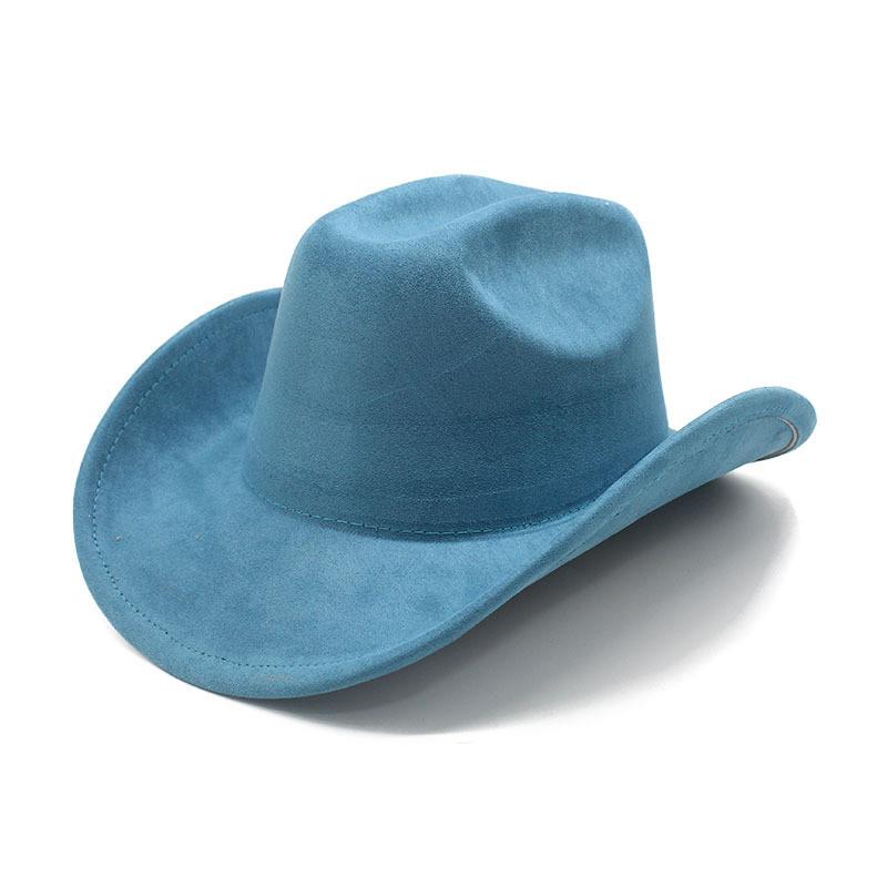 Traditional Style Wool Felt Cowboy Hat With Wide Brim For Men And Women