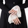 Lace Cuffs White Detachable Fake Sleeves Wedding Bridal Gowns Sweater Cuff Halloween Costume Cosplay Accessories