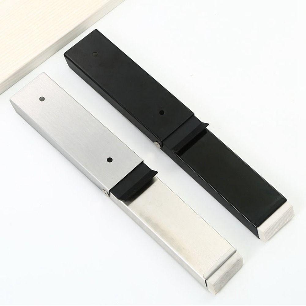 Self Adhesive Door Wedge Stainless Steel Door Holder New Folding Door Stop  Door
