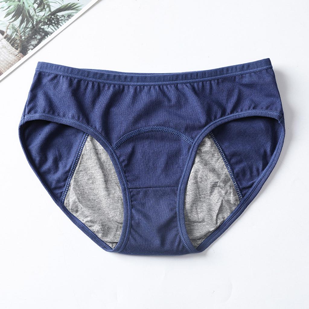 Teenagers Menstrual Panties Mid Waist Women's Panties Full Hip Panties