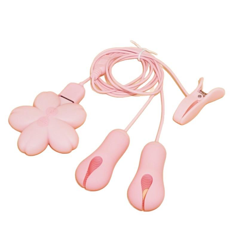 Vibrating Nipple Clamps - Adult Toys for Female Stimulation & Clitoral Training.