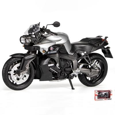1/12 Liga Motocicleta R1800C Modelo Brinquedo Infantil Motocicleta Pêndulo Deslizante Carro Modelo Menino Brinquedo
