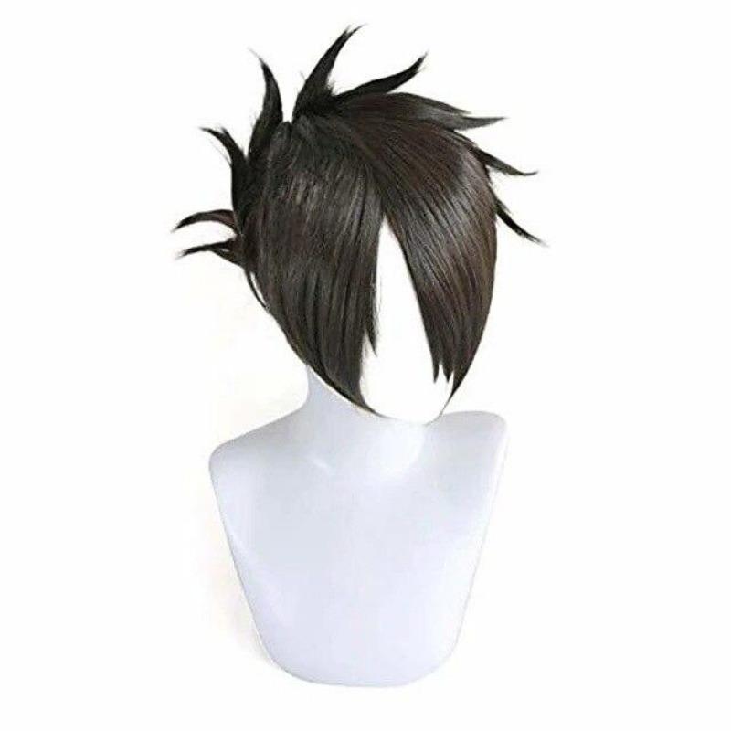 Anime Yakusoku no Neverland The Promised Neverland Ray Short Μαύρη περούκα Cosplay Ανθεκτικές στη θερμότητα συνθετικές περούκες μαλλιών
