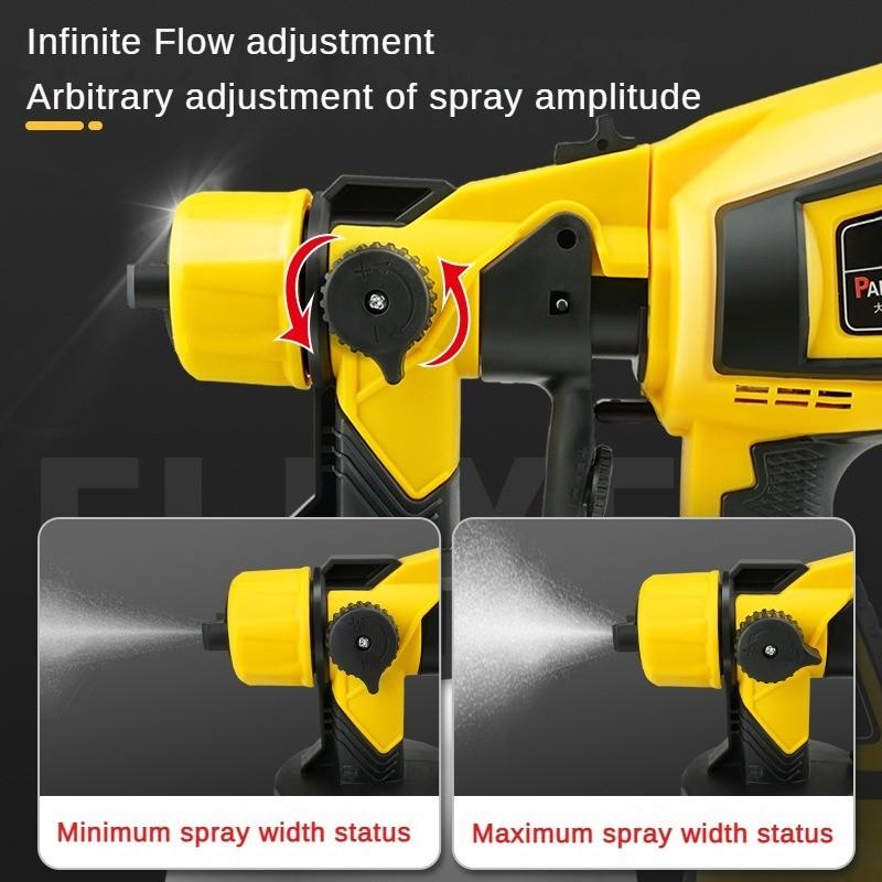 150W Electric Spray Gun High Atomization and Efficient Heat Dissipation Spray Paint Equipment Anti Backflow Design Lithium Battery Spraying Machine