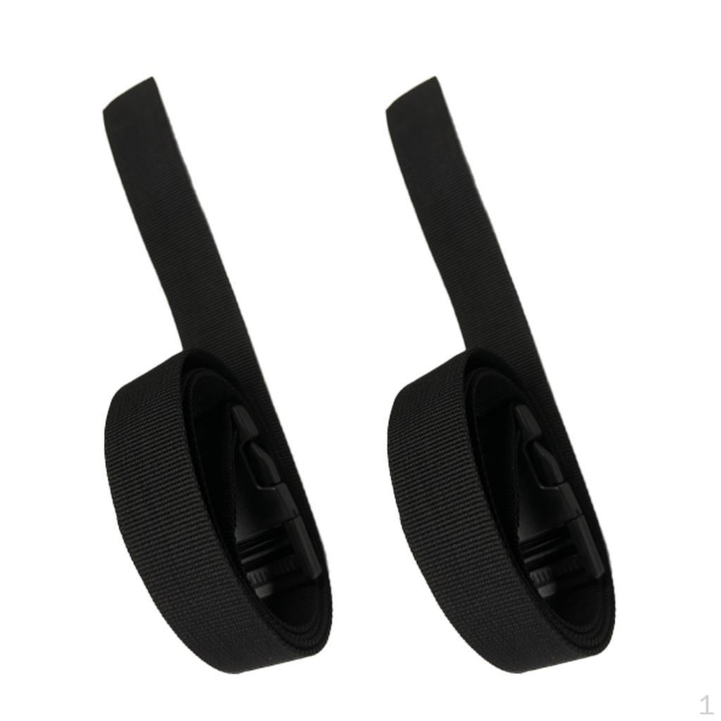 2Pcs Adjustable Golf Trolley Webbing Fastening Strap