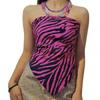 Zebra Headwrap Pink Zebra Bandana Zebra Headscarf Y2k Bandana Top Women Handkerchief Turban HeadWrap Y2k Headscarf