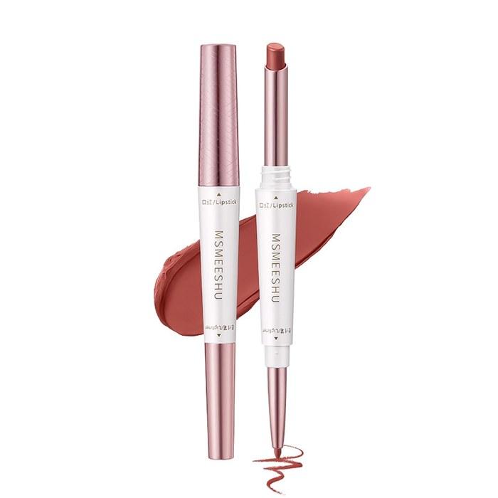 Lynlyulinger Matte Lip Liner Dual-Ended Lip Pencil - 01 Cinnamon