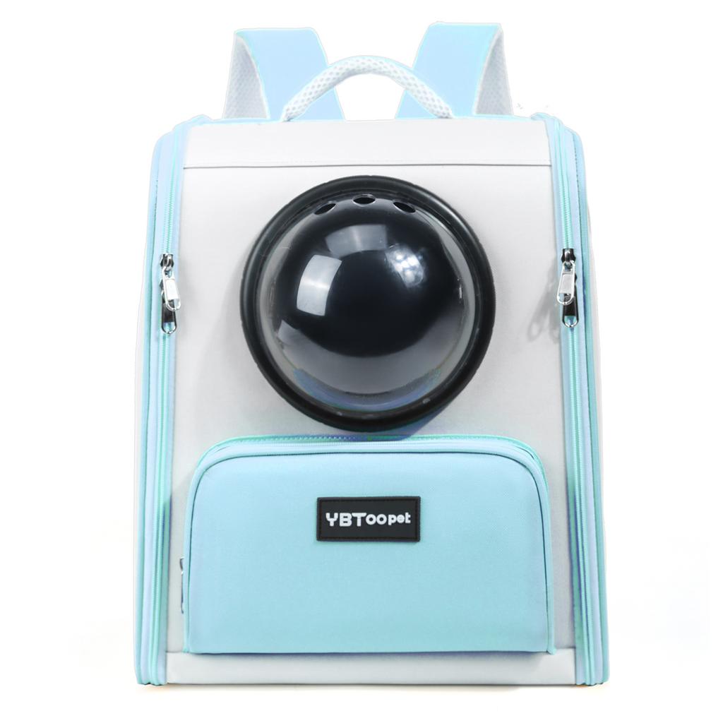 Portable Breathable Cat Backpack, Scratch Resistant Oxford Cloth Pet Bag, Foldable Outdoor Travel Pet Carrier