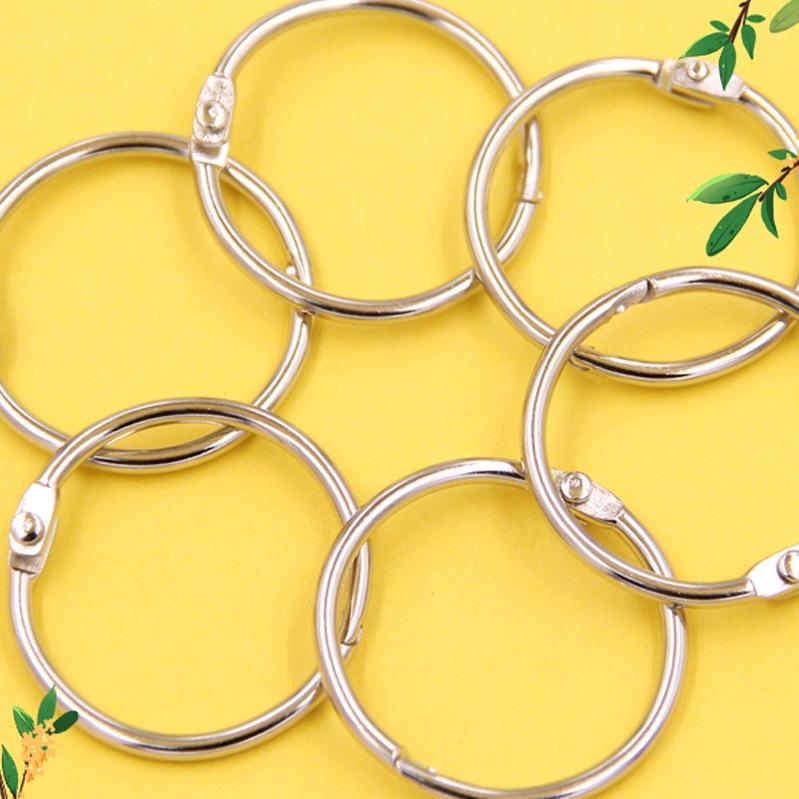 Metal Binder & Key Rings: Loose Leaf, Snap, Coil, Iron, Book, Card, and Hole Punch Rings