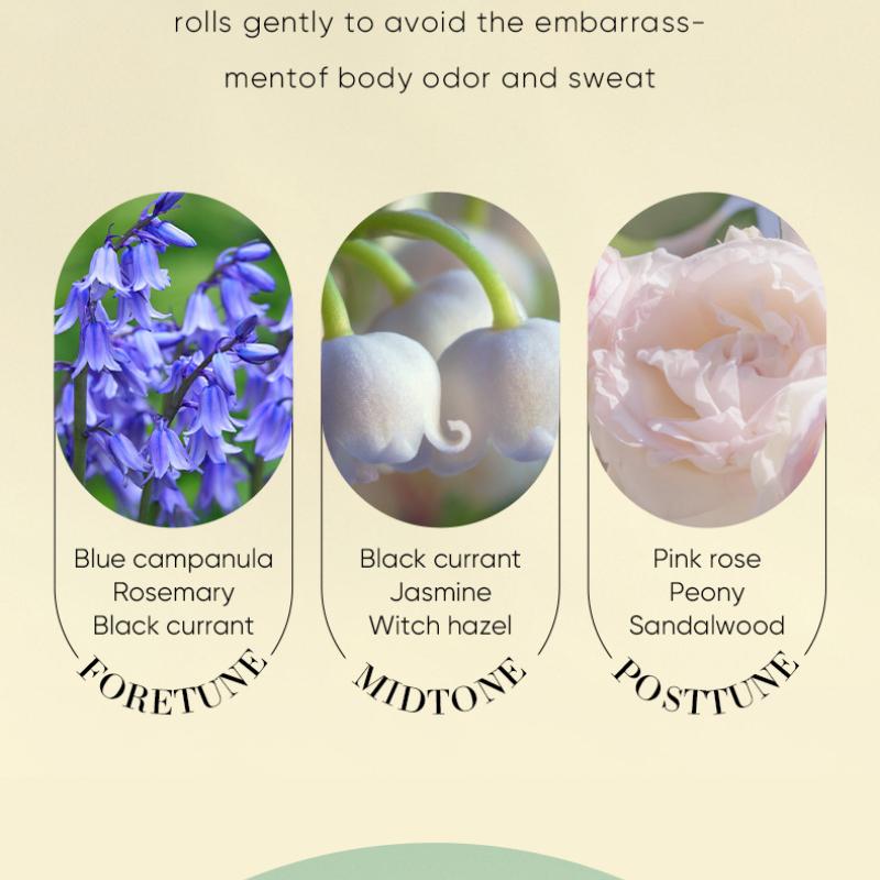 Antiperspirant dew SADOER blue wind chime walking deodorant ball portable fragrance