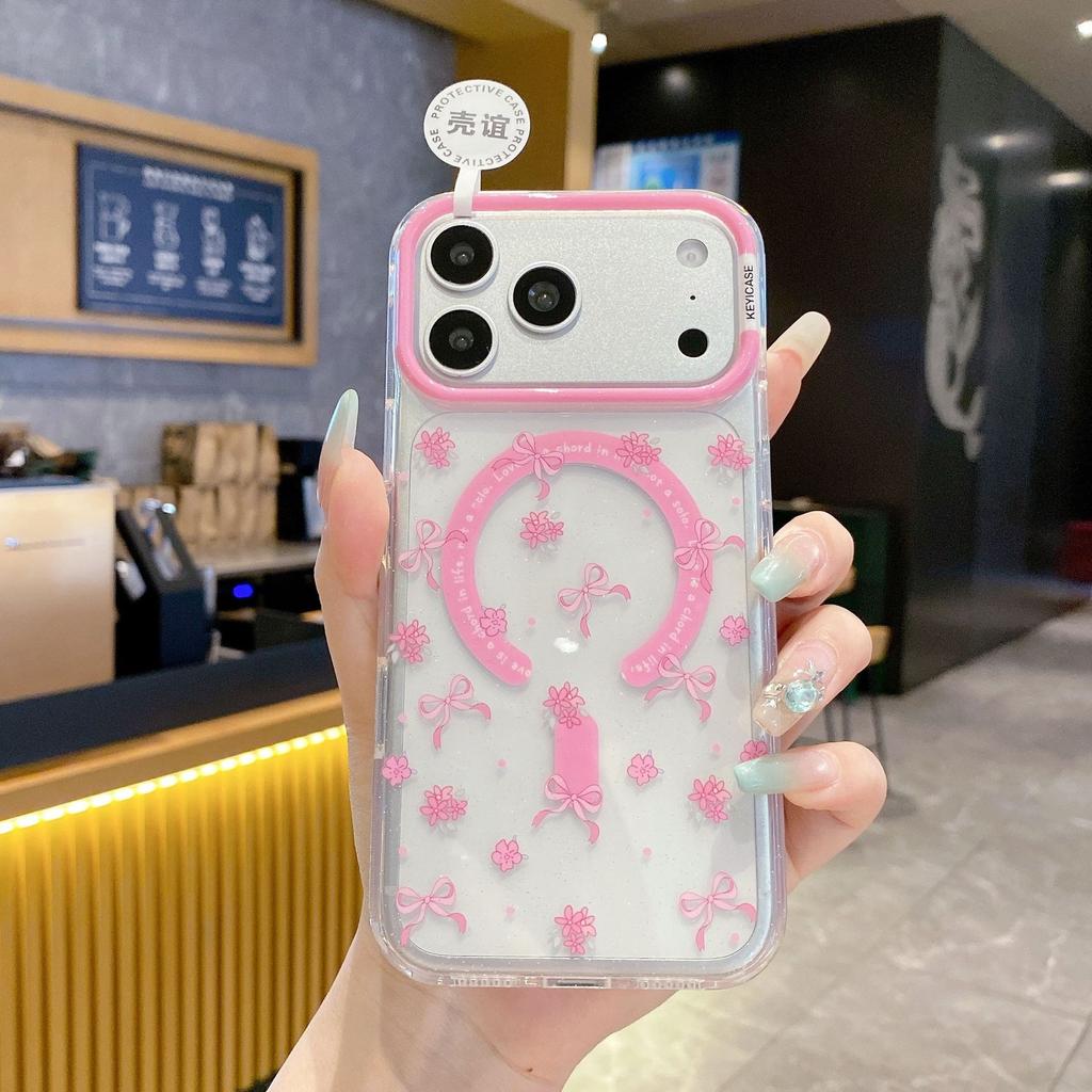 iPhone11Pro Colorful Glitter Magnetic Phone Case Cute Animal Apple 11 Puppy Protective Case