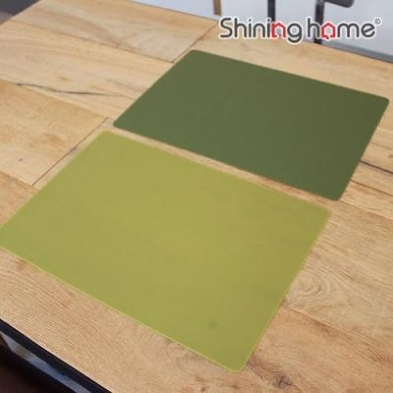 Basic Green Silicone Table Mat 2P lime