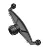 Double Socket 17mm Ball Mount Adapter Base For Expanding Car Dashboard Phone Holders To Two Devices