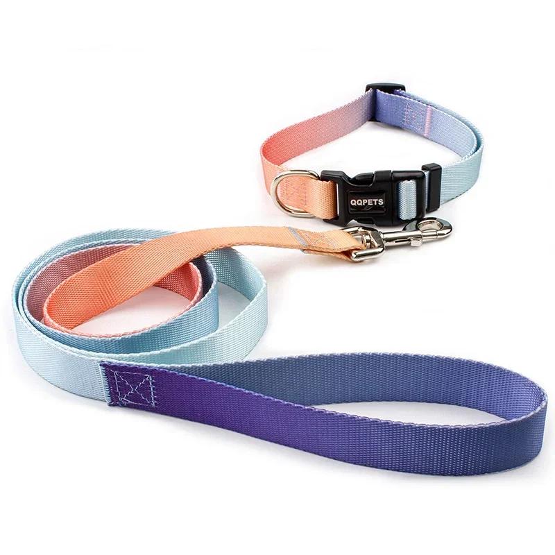 Personalized Cat Collar Adjustable Leather Nylon Pet Cats Necklace Custom Puppy Kitten Name Collars Anti-lost Cat Accessories