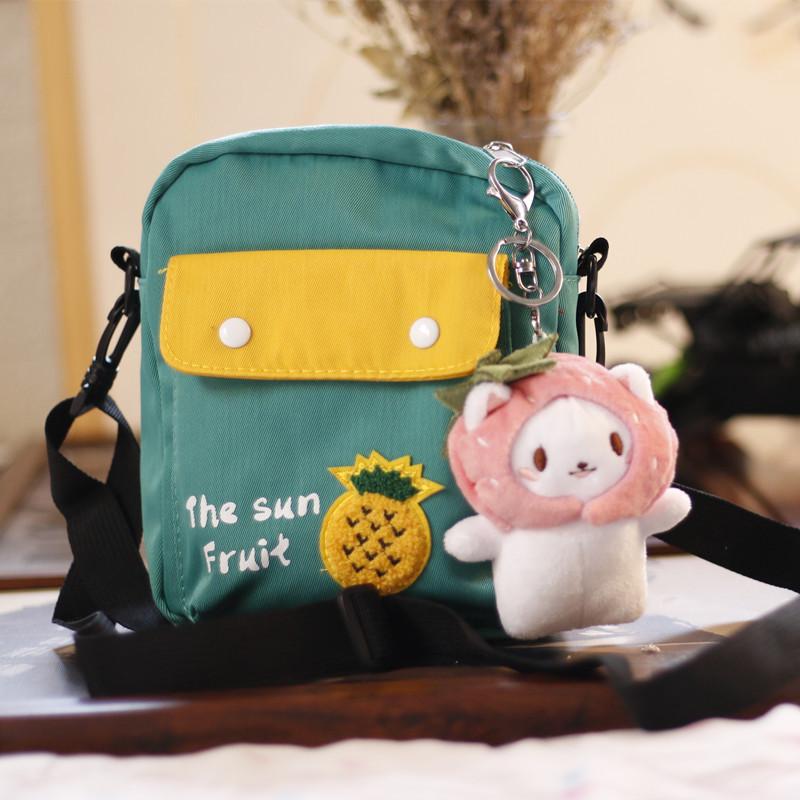 Ins Cute Cute Kitten Fish Snail Snail Snail Plush Doll Bag Hanging Keychain