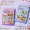 New 3D Miniature Scene Collection Stacking Pasting 10 Sences Landscape Sticker Book Cartoon Pasting Scene Stickers Scrapbooking