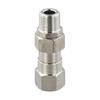 Stainless Steel Rotary Pressure Washer Connector Male Thread For Standard NPT Inner 3/8 To Outer 3/8 NPT Anti-winding Joint