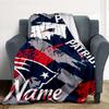 Custom Patriots Fan Gear Soft Throw Blanket Flannel Blanket Warm Sofa Bed Camping home Decor Unique Christmas Gift C1033