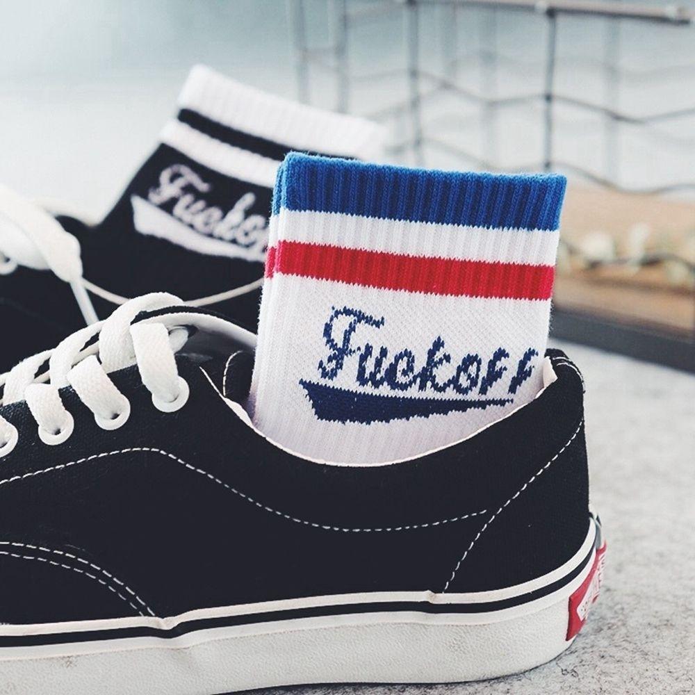 Fashion Casual Sport Hosiery Cotton Letter Skateboard Socks Skateboard Socken Chaussettes De Skate