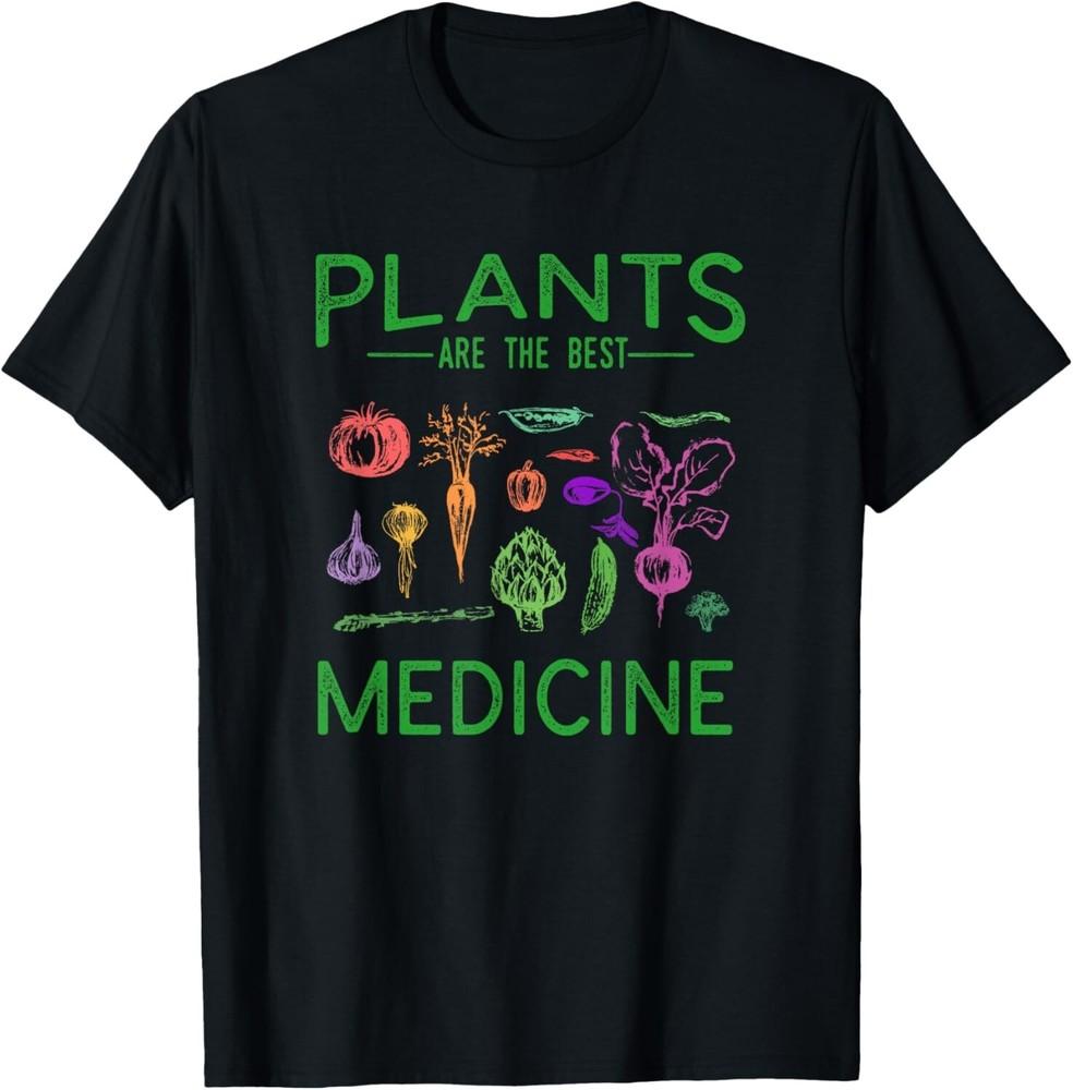 Vegan Plants Are The Best Medicine WFPBD Plant Based T-Shirt Gift Unisex T-Shirt