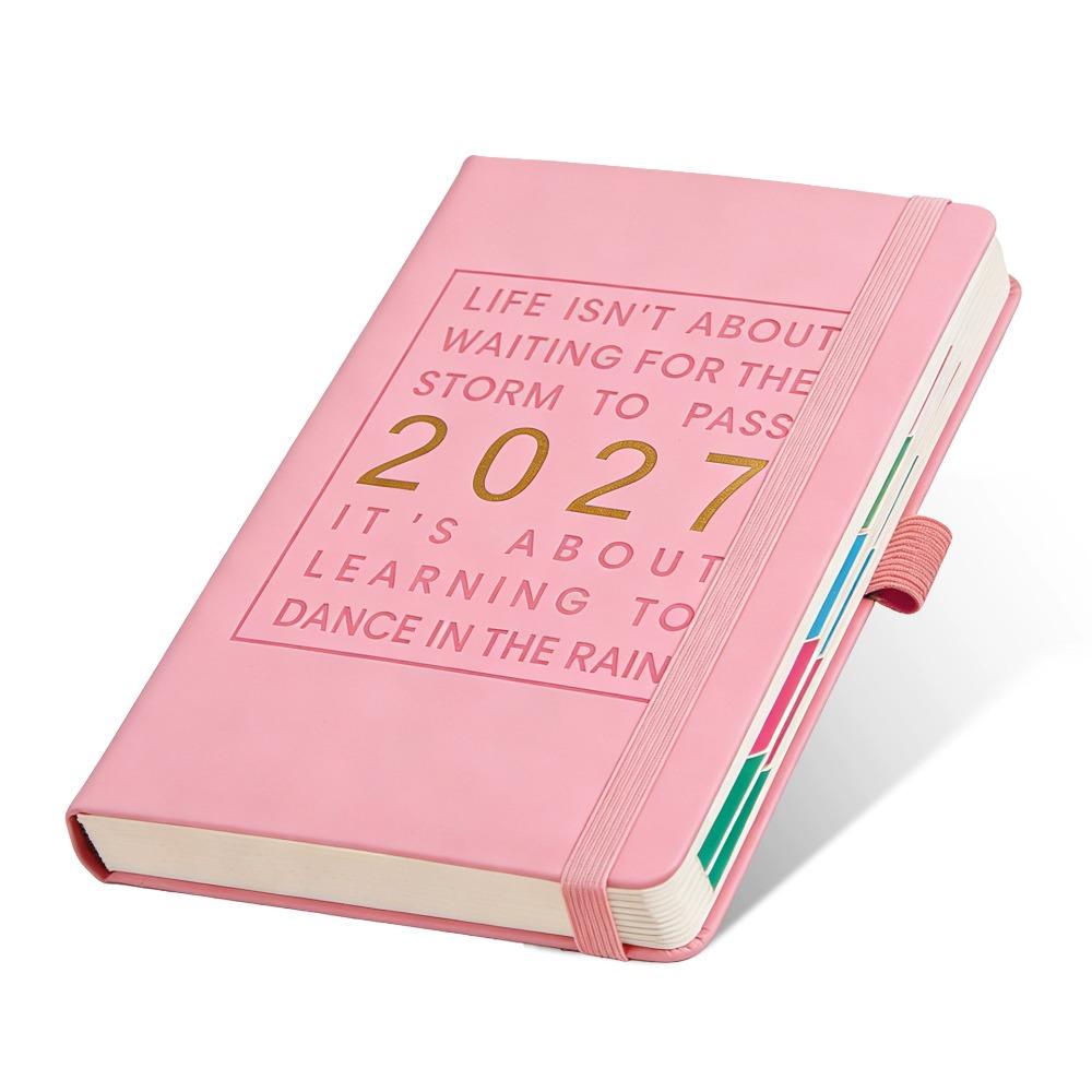 English 2027 Schedule Planner Notepad 12 Months To-do List Notebook  School Office Supplies