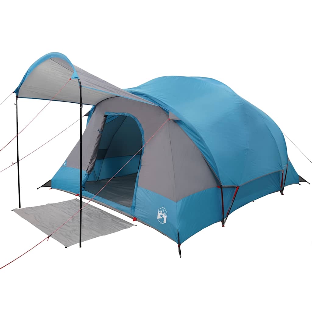 Tunnel Family Tent for 8 Persons Blue Waterproof