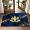 Newcastle United Football Design Crystal Velvet Rug Soft Decorative Mat for Bedroom Entrance